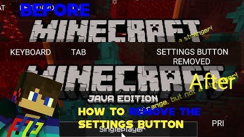How to Remove the Settings Button in Pojav Launcher