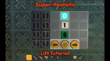How To Build A Super-Realistic Elevator | Scrap Mechanic TUTORIAL