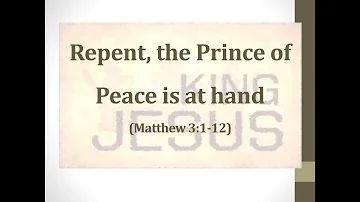 Second Sunday of Advent: Bear Fruit Of Repentance