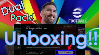Efootball Dual Pack Unboxing Efootball Gameplay