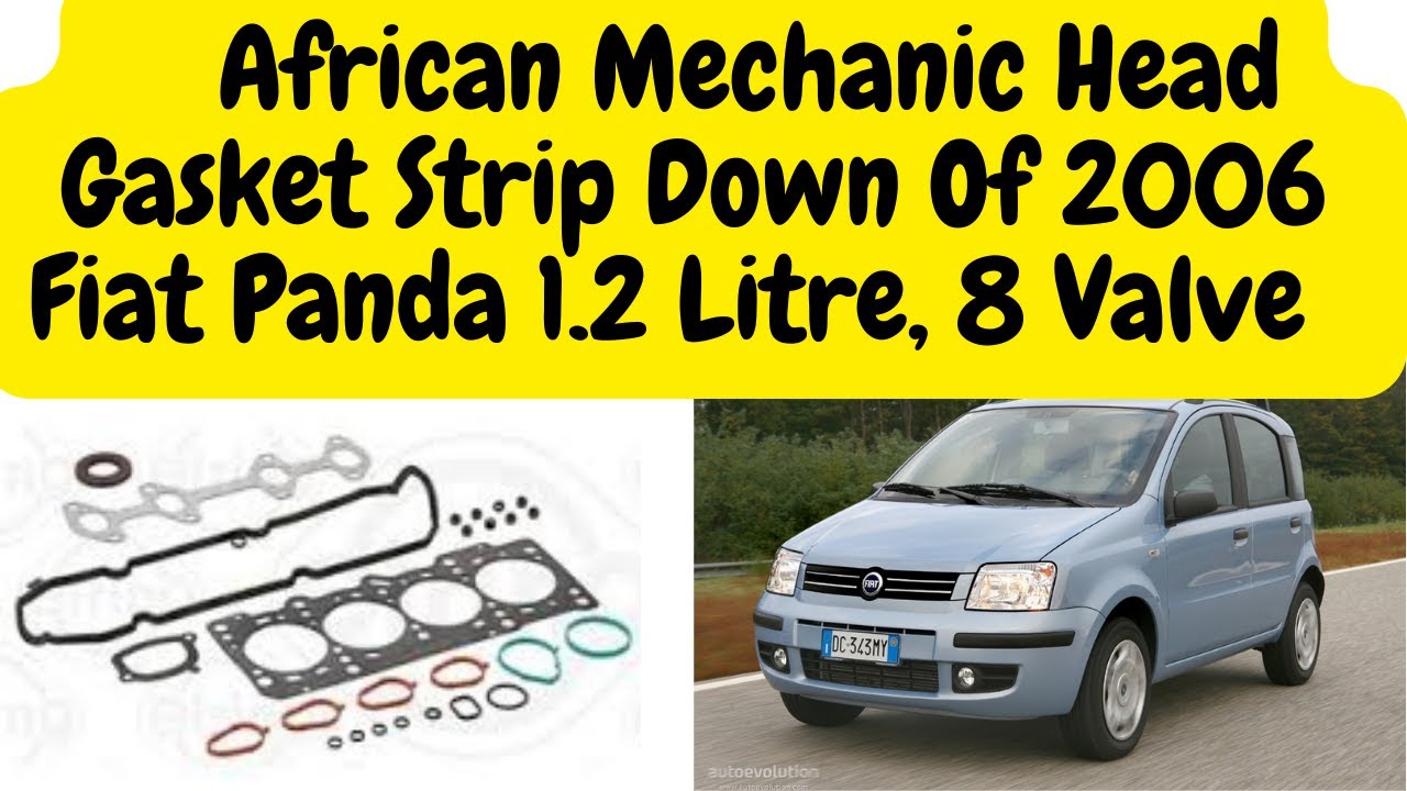 (Part 1) African Mechanic Head Gasket Strip Down Of 2006 Fiat Panda 1.2