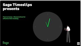 Sage Timeslips presents: Time is money—Best practices for timekeeping and billing