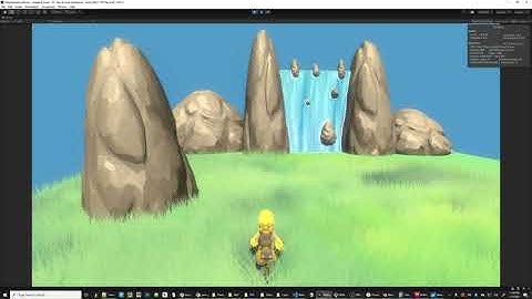 Studio Ghibli real-time grass and water simulation via custom shader in Unity
