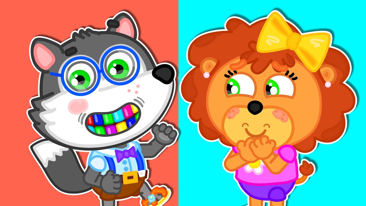 Левчик Валерчик | Кольорові зуби | Мультик для дітей