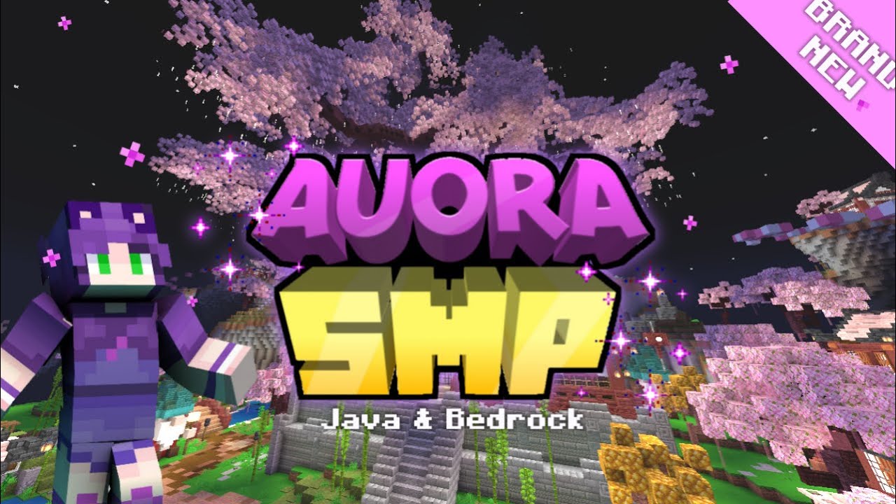 AuoraSMP full trailer! || a new Minecraft server!