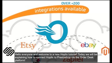 How to Integrate Hoplix with over 200 E-Commerce Platforms and Marketplaces with OrderDesk!
