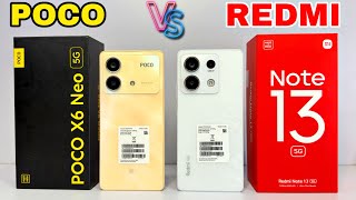 Unboxing & Comparison: Redmi Note 13 Vs Poco X6 Neo
