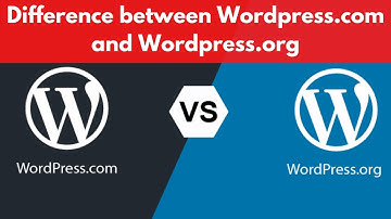 Difference between Wordpress.com and Wordpress.org | Wordpress.com vs Wordpress.org | #WordPress