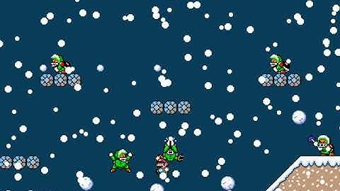 Super Mario Bros. X 1.4.4 - Super Mario World Project - Enemies - Snow Chargin Chuck