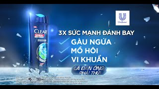 Clear Men 3X Sức Mạnh - Đánh Bay Gàu Ngứa, Mồ Hôi Và Vi Khuẩn B
