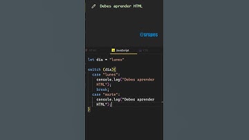 ¿Cómo funciona switch en JavaScript?