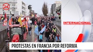 Protestas en Francia: Reforma de pensiones entra en recta final | 24 Horas TVN Chile