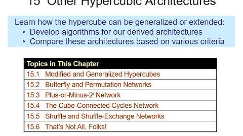 UCSB ECE 254B, Lecture 15: Other Low-Diameter Architectures