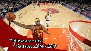 King Lebron James - Highlights (18 Pts,7 Ast) vs KNICKS 2015 02 22