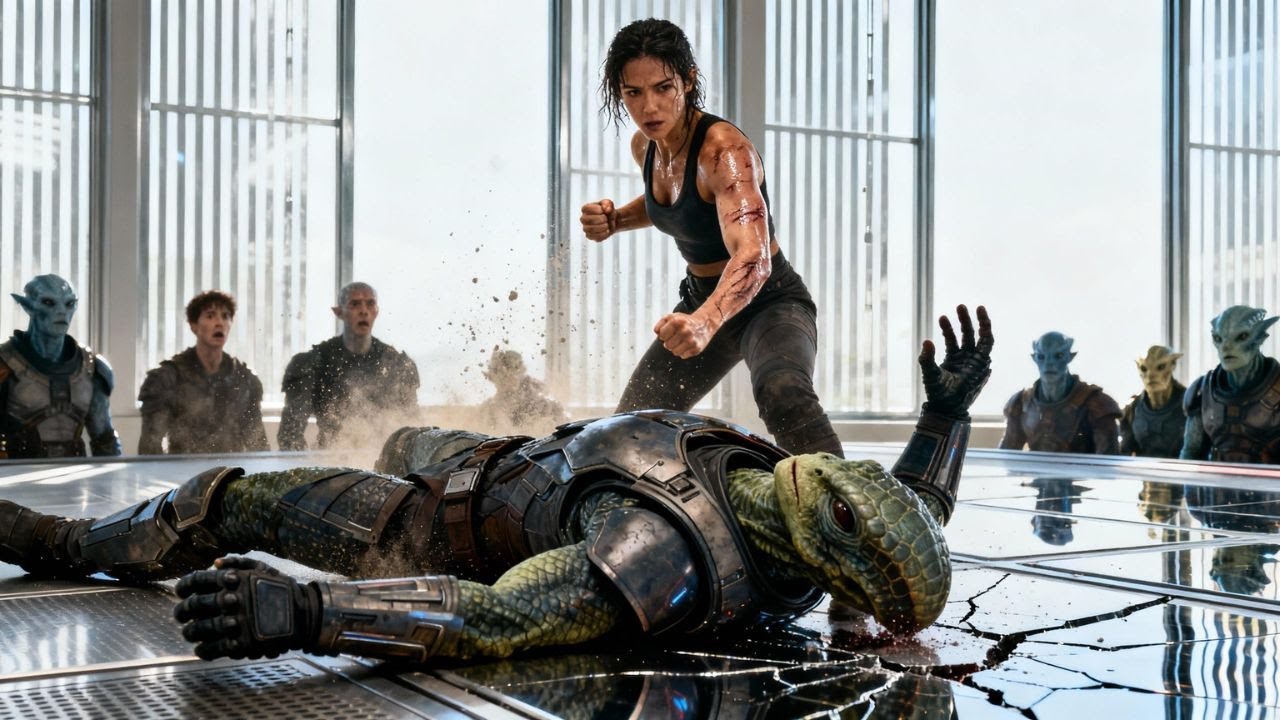 Alien Instructor Mocked Human Strength—She Floored Him With a Single Punch | HFY SCIFI BEST STORIES.