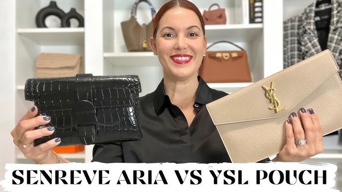 YSL Uptown Pouch Clutch Review - One Year Later - Sandra Skaar