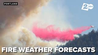 How fire weather forecasts help firefighters navigate the East Evans Creek Fire