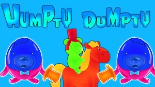 Humpty Dumpty sentado em uma parede | geléia ursos Canções | Rimas para crianças | Baby Rhymes