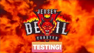 Jersey Devil Coaster - Two Train Testing! - May 26, 2021