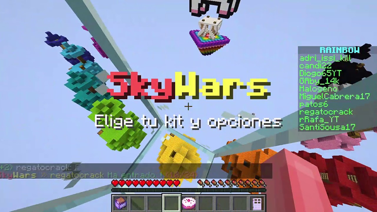 Minecraft (librecraft) skywars