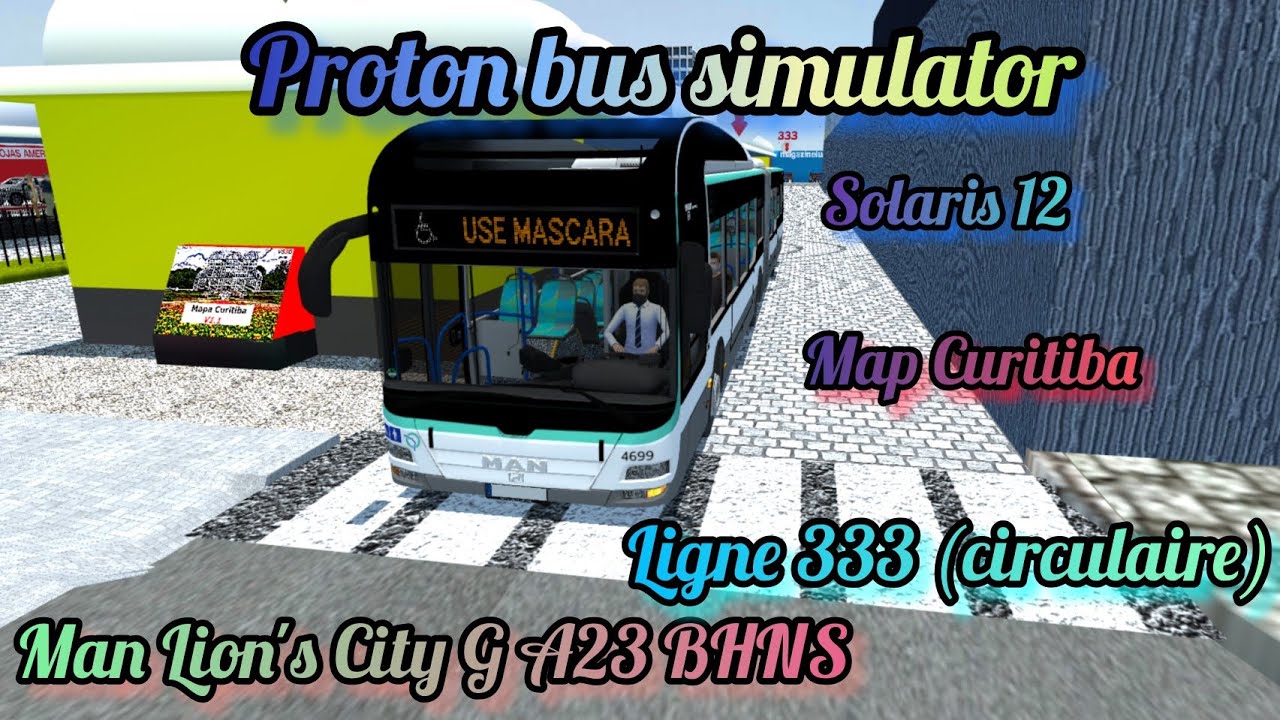 [PBSU] Man Lion's City G A23 BHNS ligne 333 Map Curitiba