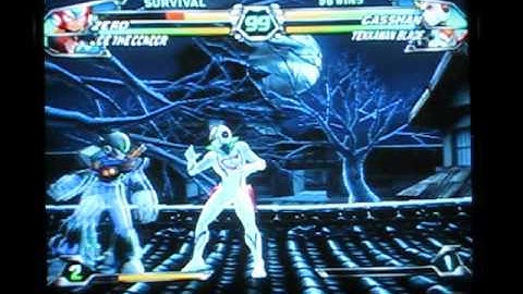 Tatsunoko vs Capcom Ultimate All-stars Glitch screen