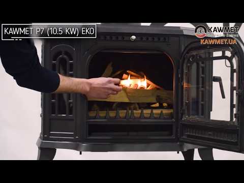 Чавунна піч із варильною поверхнею KAWMET P7 (10.5 kW) CookTop LB ECO, видео 2