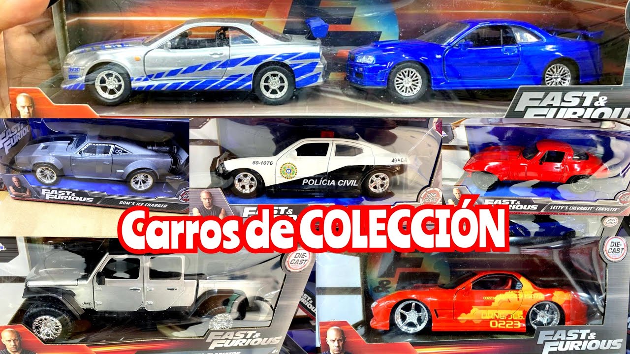 CARROS DE COLECCIÓN a ESCALA 🚘 mucho MAS ECONOMICOS 🚙 Rapido y Furioso, hot wheels, Jada Toys