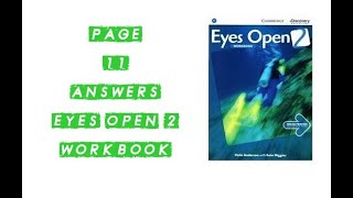 Eyes Open 2 Workbook Answers Key Page 11