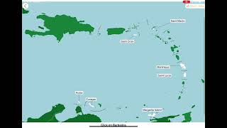 [WR] Seterra - The Antilles: Islands - Pin (Mobile App) in 0:18 screenshot 5