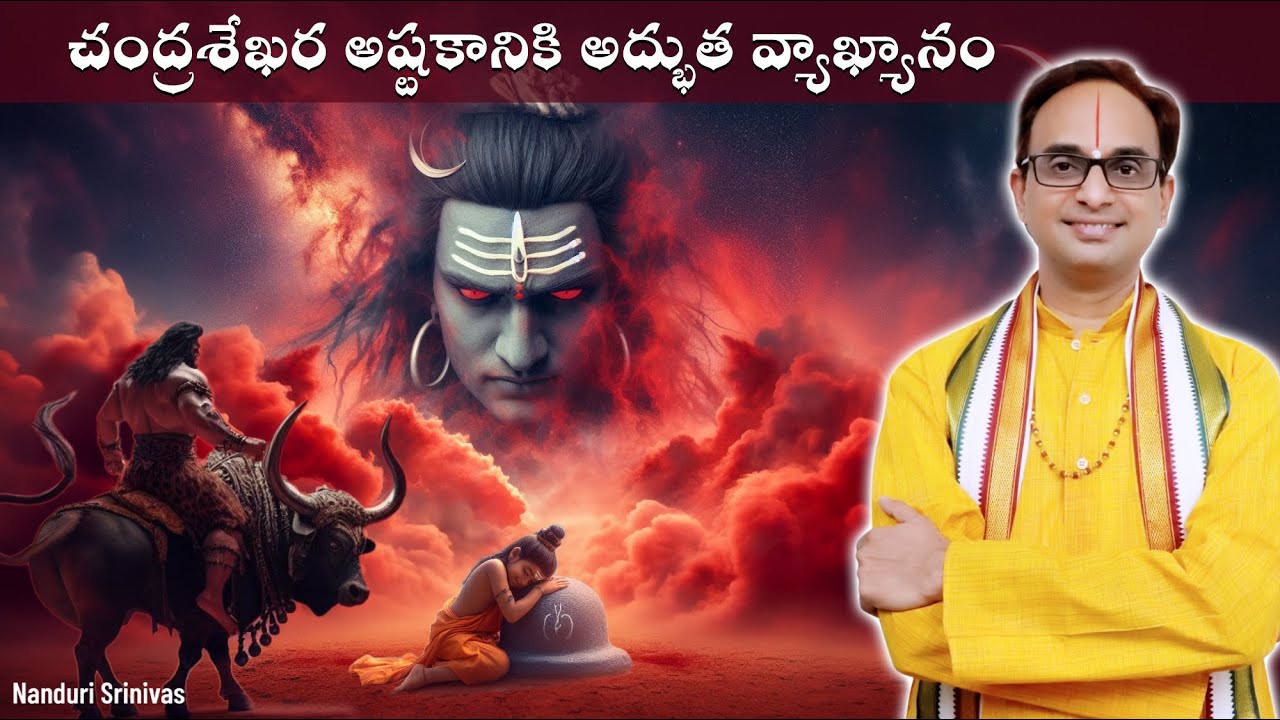 చంద్రశేఖర అష్టకానికి తేలిక భాషలో అర్ధం | Meaning of Chandra Sekhara ashtakam | Nanduri Srinivas