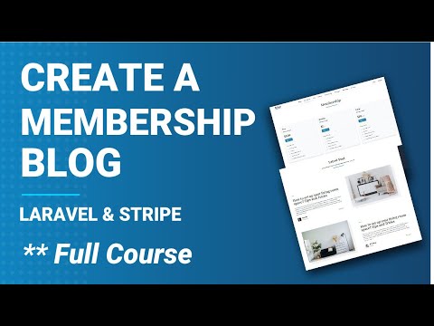 Create membership blog with Laravel and Stripe