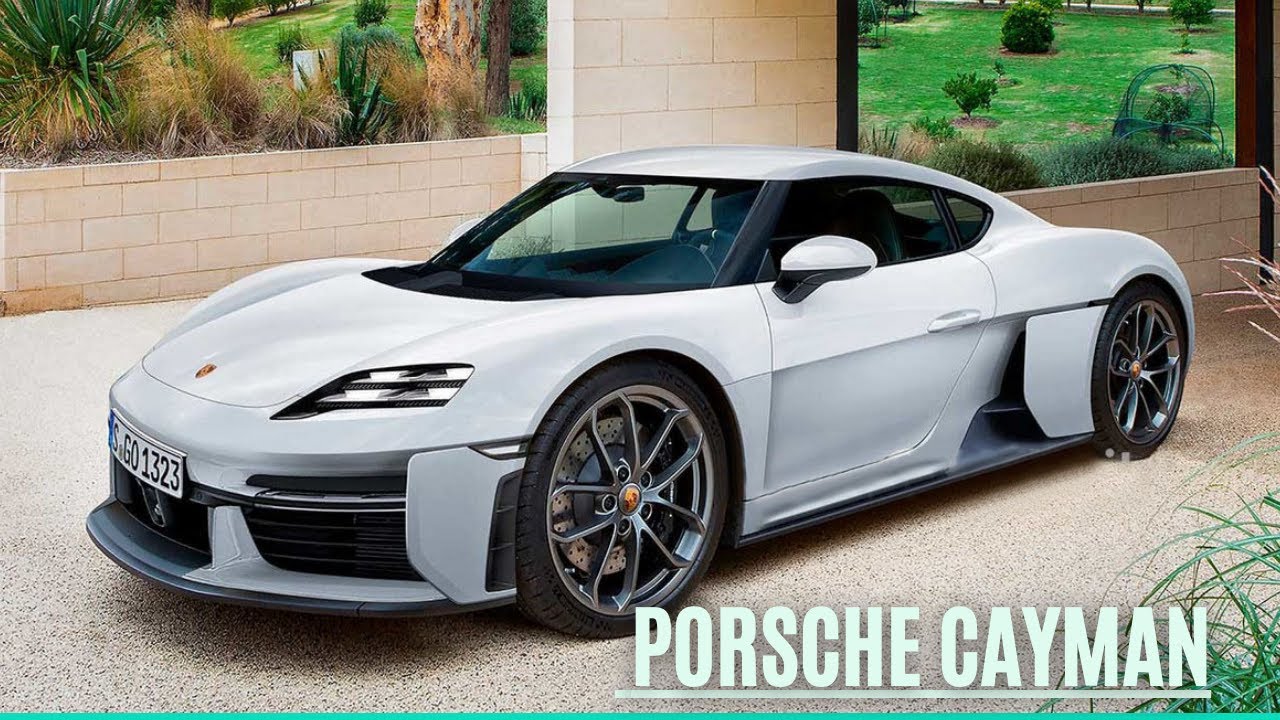 2024 Electric PORSCHE CAYMAN New Renders based on SPY Photos Exterior