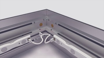 Matrix Freestanding Light box with Bips Led Module 200 Flightcase