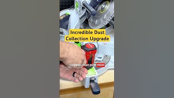 FINALLY! A Fix For Miter Saw Dust Collection That WORKS! #woodworkingtips