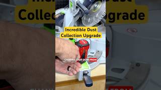 FINALLY! A Fix For Miter Saw Dust Collection That WORKS! #woodworkingtips