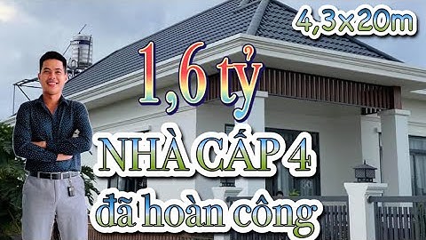 Nhà cấp 4 có gác lửng đã hoàn công ngay chợ Hưng Long, 4.3x20m sở hữu chỉ 600TR