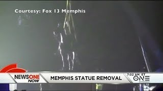 Two Confederate Statues Removed In Memphis After Unanimous Vote By The City Council