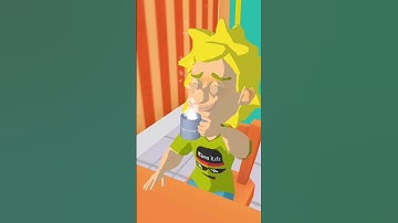 A tea makes him fly through the air - Prank Master 3D Level 91 Extra Sound Effects)  #shorts #games