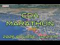 CDA Marathon 2026: 3D Video Course Map | 42.2 km - Coeur d'Alene