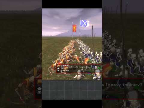 Medieval II: Total War 1vs1: Noble Pikemen vs Dismounted Feudal Knights