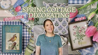 Thifting My Spring Decor 🌷 | Decorating Ideas & DIY’s | Goodwill Thrifting Haul