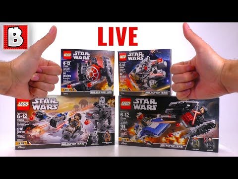 LIVE: ALL 2018 LEGO Star Wars Microfighters so far!  | Brick Vault Stream - LIVE: ALL 2018 LEGO Star Wars Microfighters so far!  | Brick Vault Stream