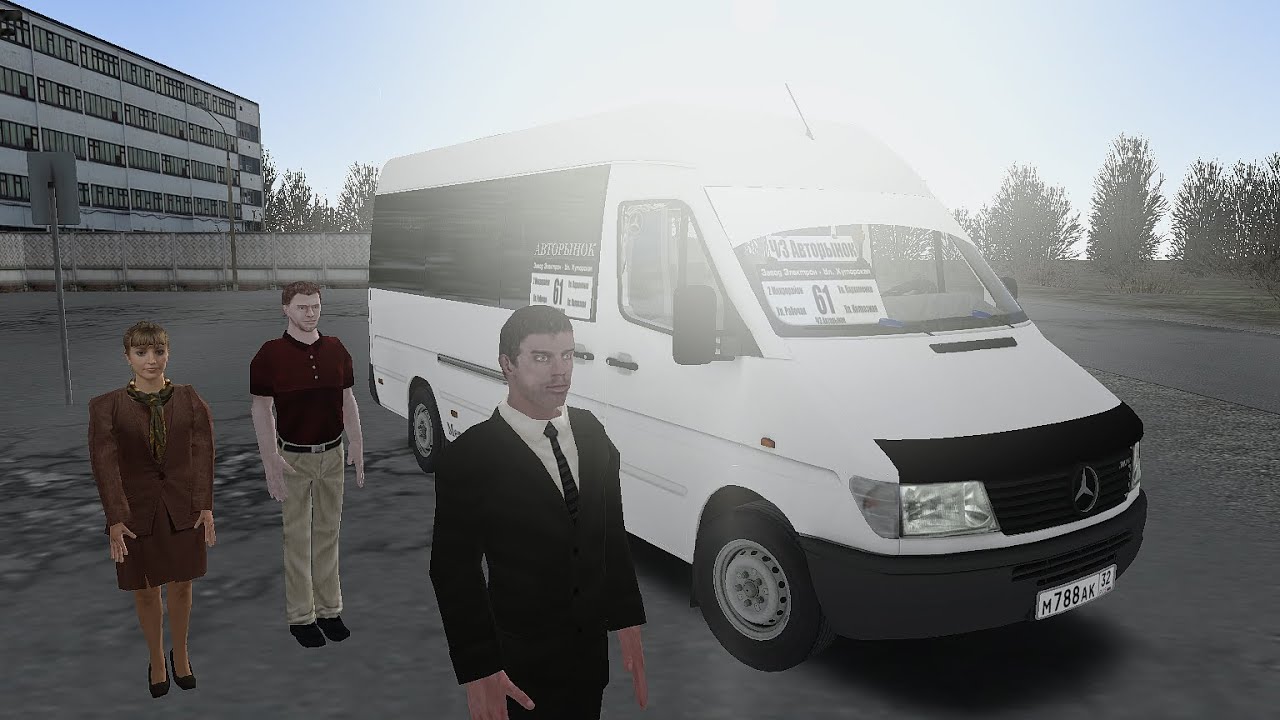 788 работника стелит по 61 маршруту Чистогорская область, Omsi 2