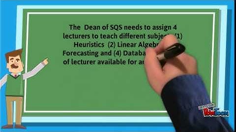 Assignment Problem : A Family Story.