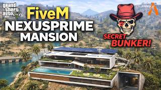 Fivem NexusPrime mansion Gta 5 mlo hideout mlo with add secret bunker  Fivem gang villa gta 5mansion