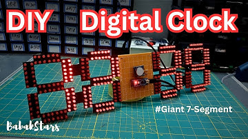 How to Build a Giant 7-Segment Digital Clock | Easy DIY Tutorial