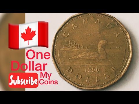 CANADA ONE DOLLAR 1990coin/MY COINS