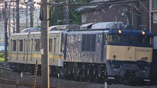 【配9540レ】E127系NN出場 鶴見通過シーン