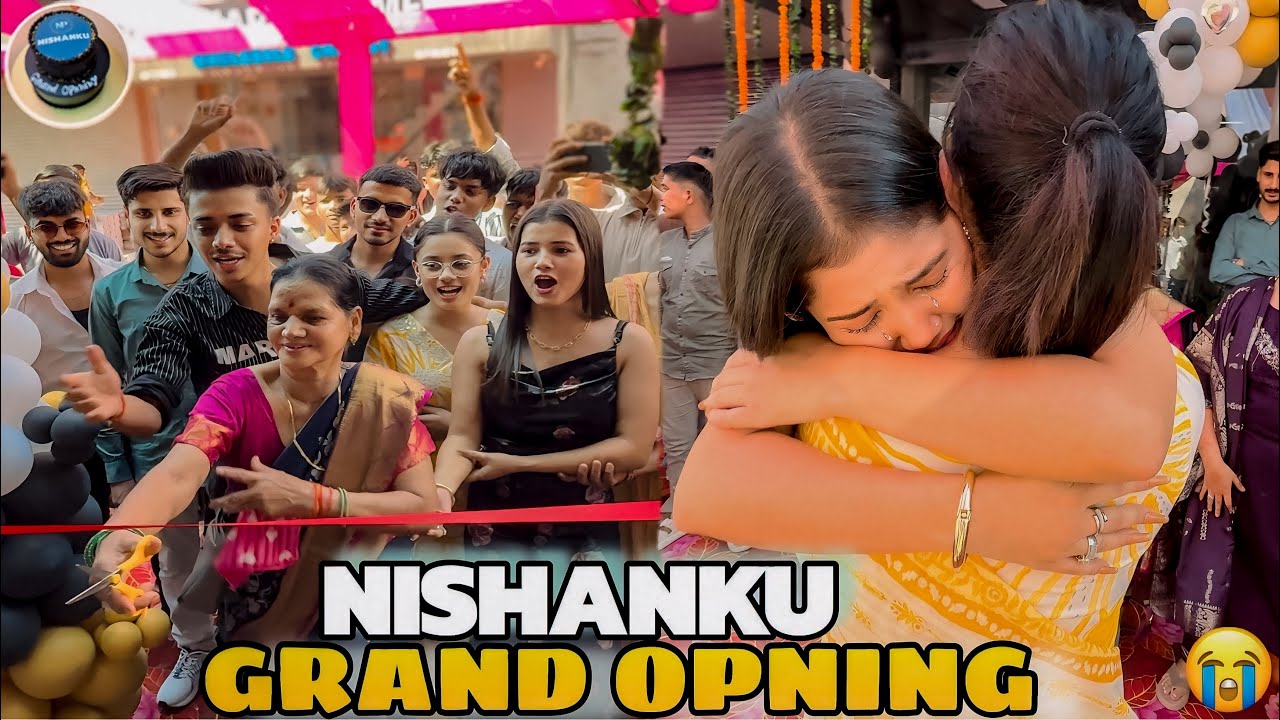 Nishanku Ki Grand Opening Hogyi🎉|| Crowd ne kiya store pe Dhamaka😨